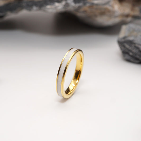 ''Liquid Gold'' – Tungsten Carbide Semen Keepsake Ring