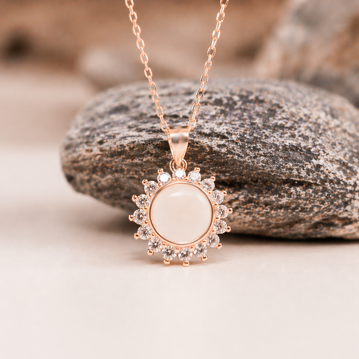 “Sun Shot” – Round Semen Keepsake Pendant