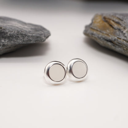 ''The Creamers'' - Semen Keepsake Circle Stud Earrings