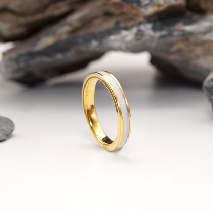 ''Liquid Gold'' – Tungsten Carbide Semen Keepsake Ring