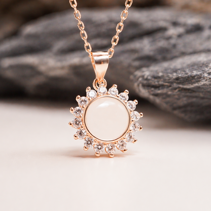 “Sun Shot” – Round Semen Keepsake Pendant
