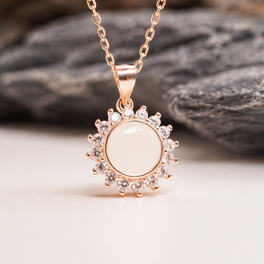 “Sun Shot” – Round Semen Keepsake Pendant